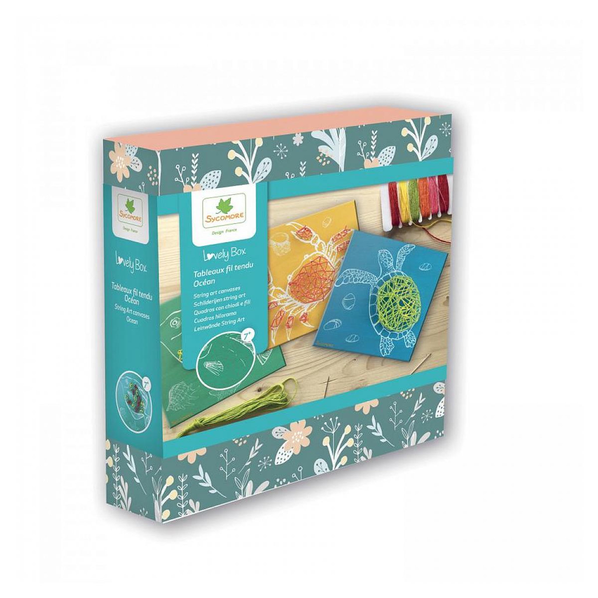 Au Sycomore Tableaux en fil tendu Océan - Lovely Box