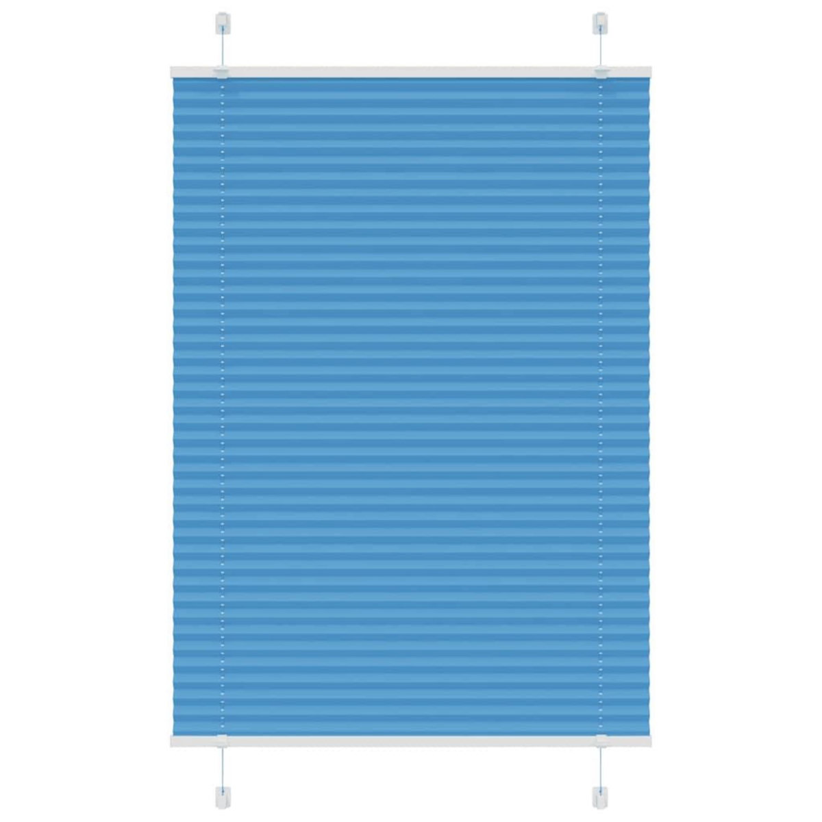 VIDAXL Store plisse bleu 70x100 cm largeur du tissu 69,4 cm polyester