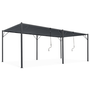 Voir la diapositive 4 : ID MARKET Pergola lames orientables 3x6 M gris anthracite