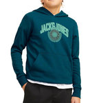 Jack & Jones Sweat à Capuche Bleu Garçon Jack & Jones Varsity Branding. Coloris disponibles : Bleu