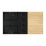 Voir la diapositive 4 : BOSCH Table de cuisson gaz 60cm 4 feux - POP6B6K30