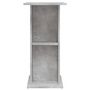 Voir la diapositive 5 : VIDAXL Support d aquarium gris béton 60,5x36x72,5 cm bois d ingénierie