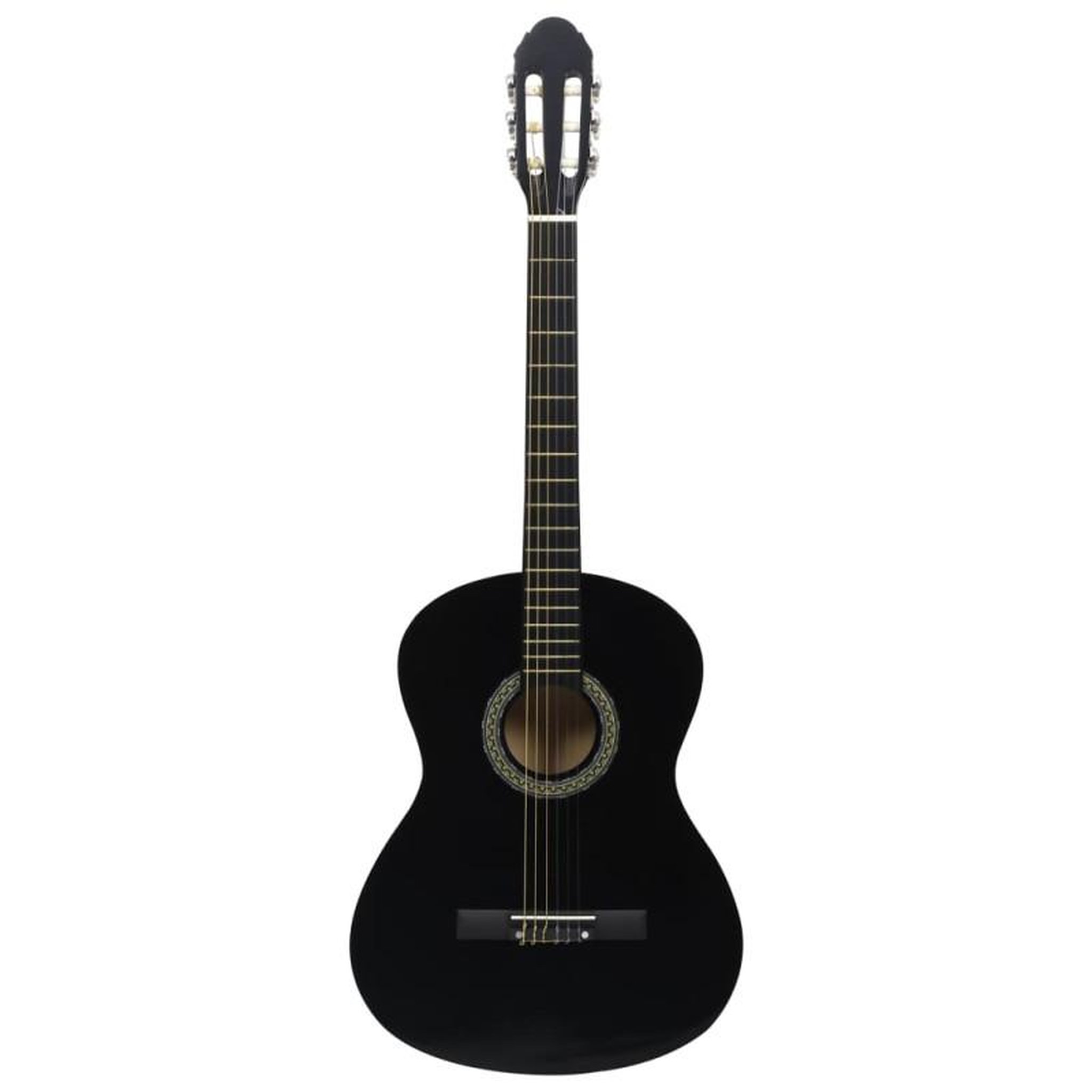 Voir la diapositive 3 : VIDAXL Guitare classique avec sac pour débutants Noir 4 4 39