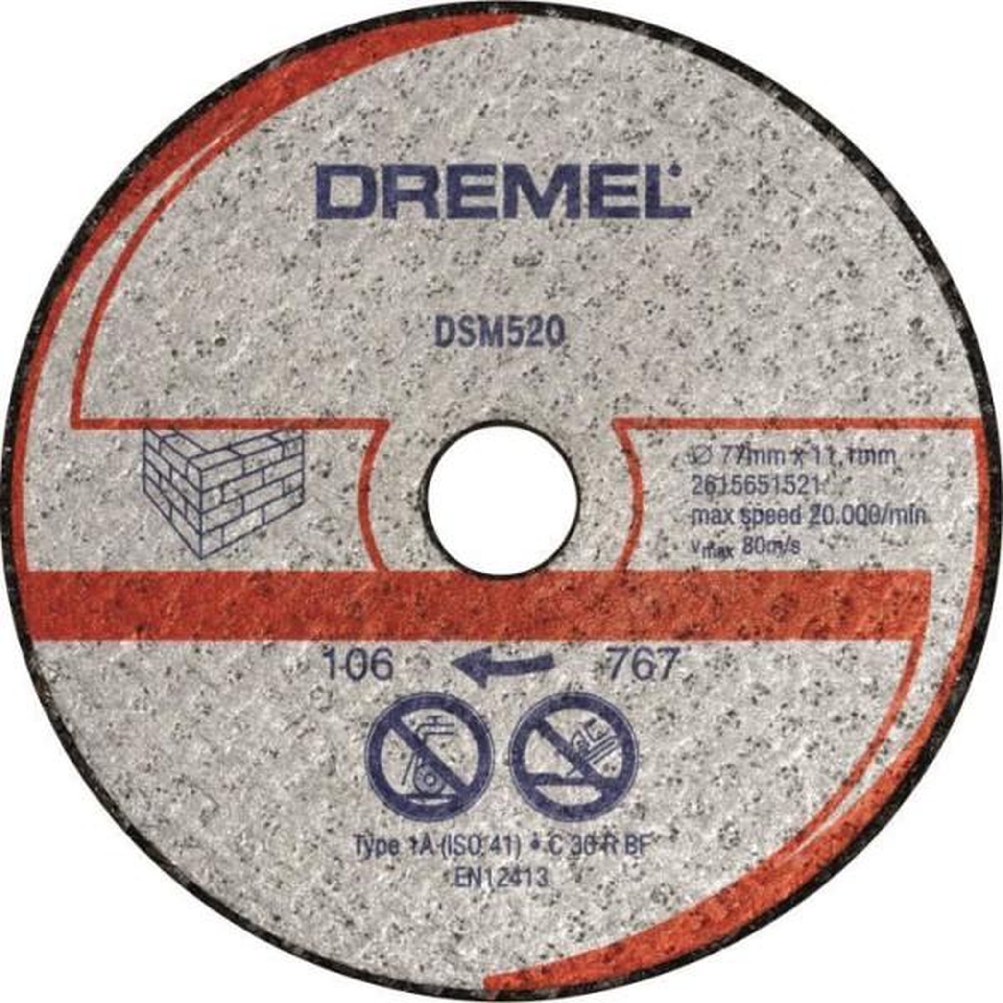 Dremel DREMEL Lot de 2 Disques pour Scie Compacte Dremel DSM20