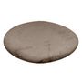 Voir la diapositive 2 : Paris Prix Tapis Uni Rond Doux à Poils Longs  Rabbit  Taupe