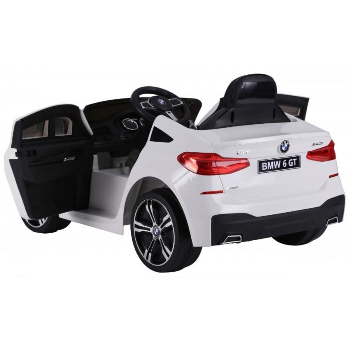 BMW BMW X6 GT Voiture Electrique Enfant (2x25W), 106x64x51 cm - Marche av/ar, Phares, Musique, Ceinture et Télécommande parentale