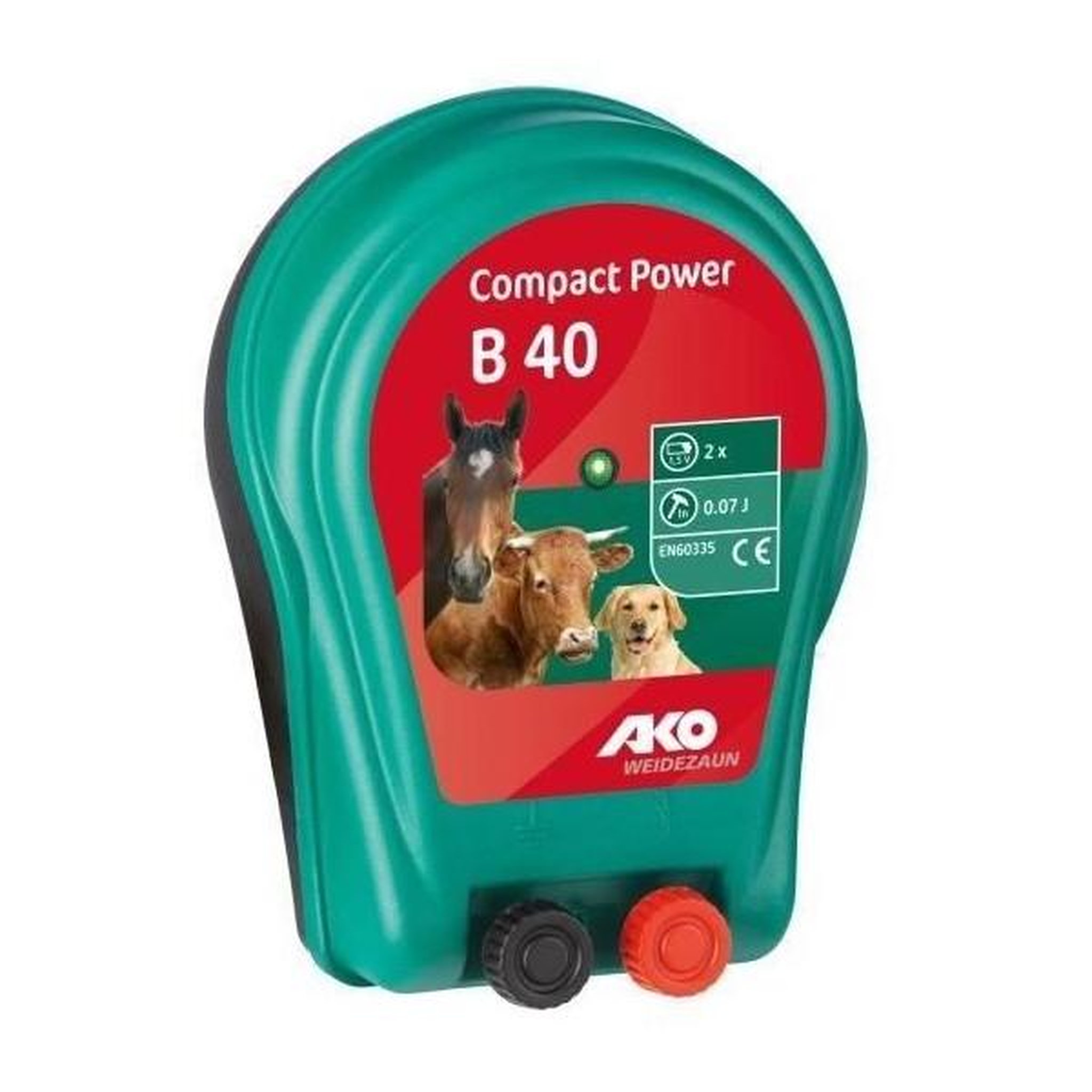KERBL Kerbl - Ako Compact - Electrificateur - Bloc dalimentation Power B40 - 2 x 1,5 V - 1847