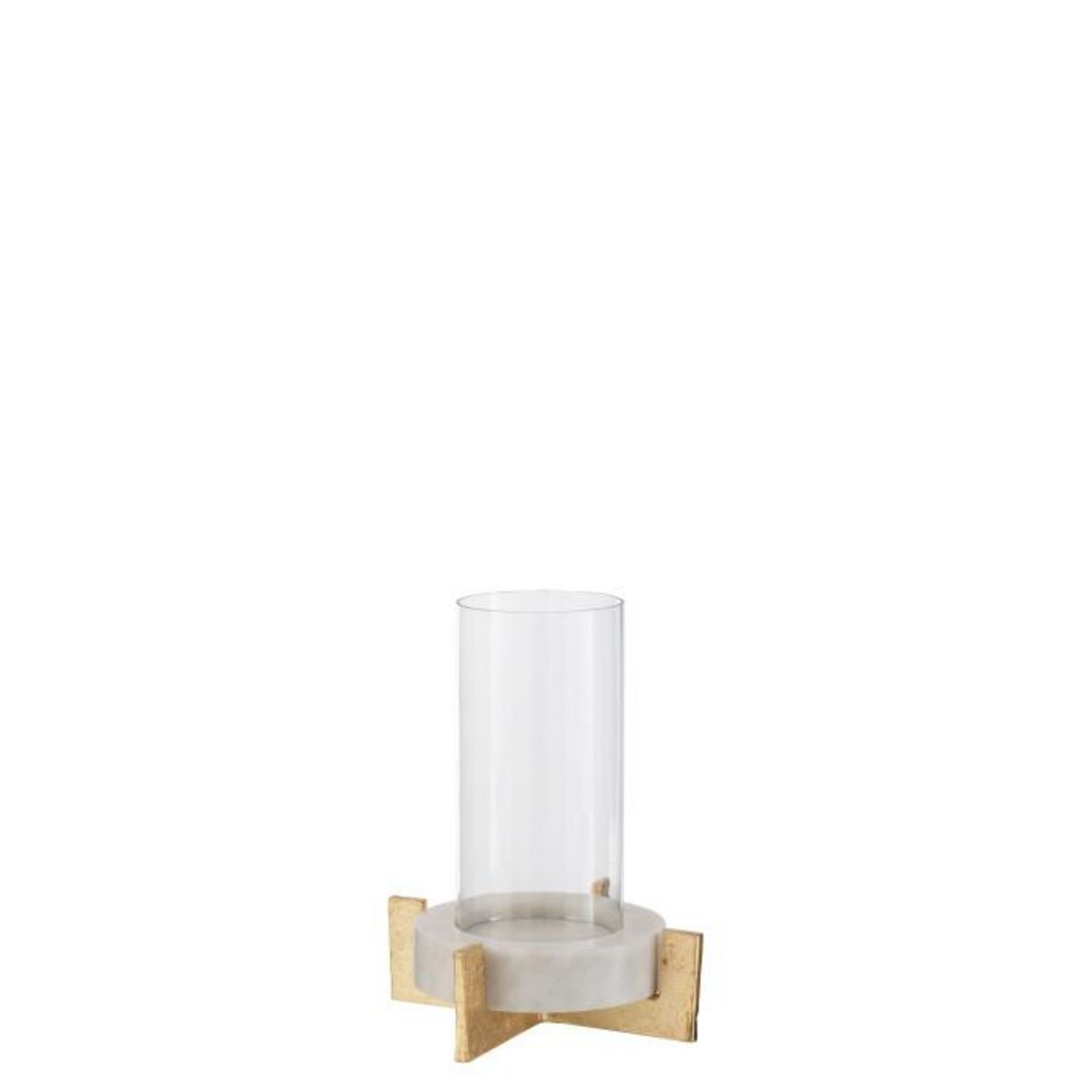 Paris Prix Photophore Design  Base Marbre  31cm Gris