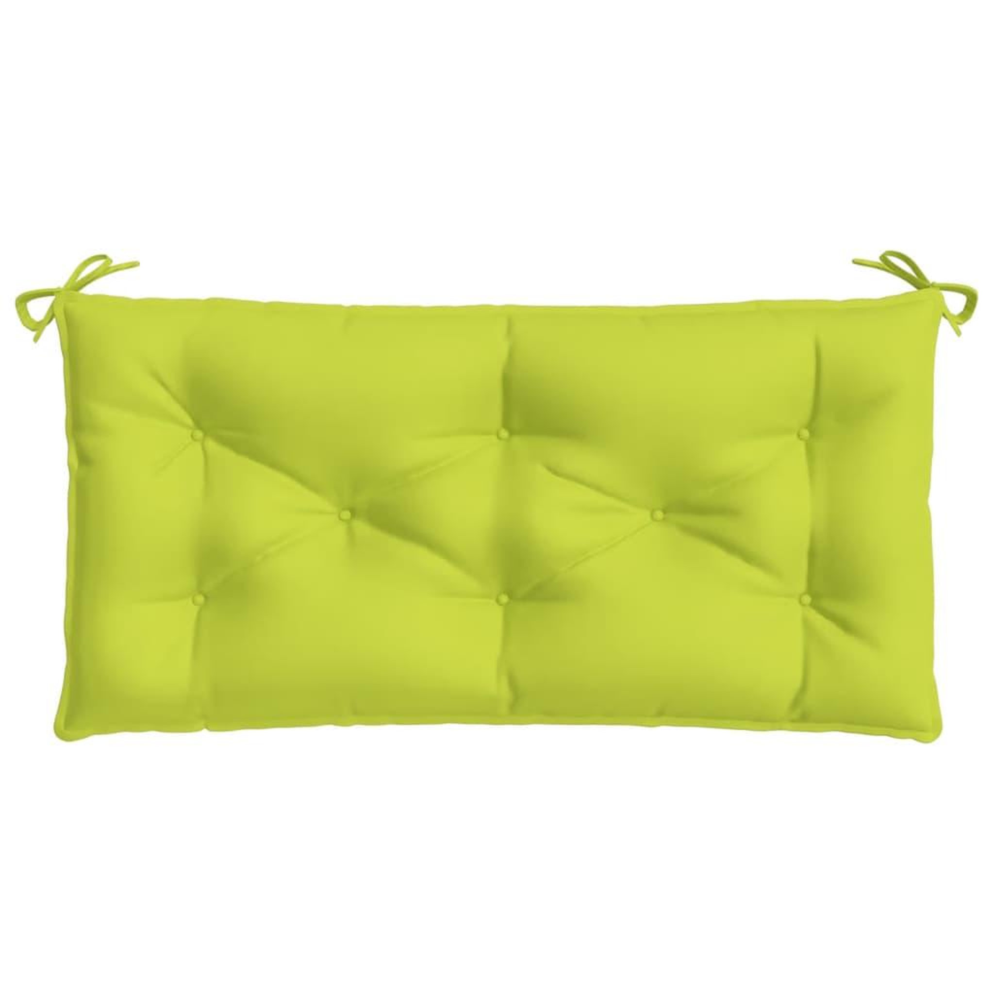 Voir la diapositive 5 : VIDAXL Coussins de banc de jardin lot de 2 vert vif tissu Oxford