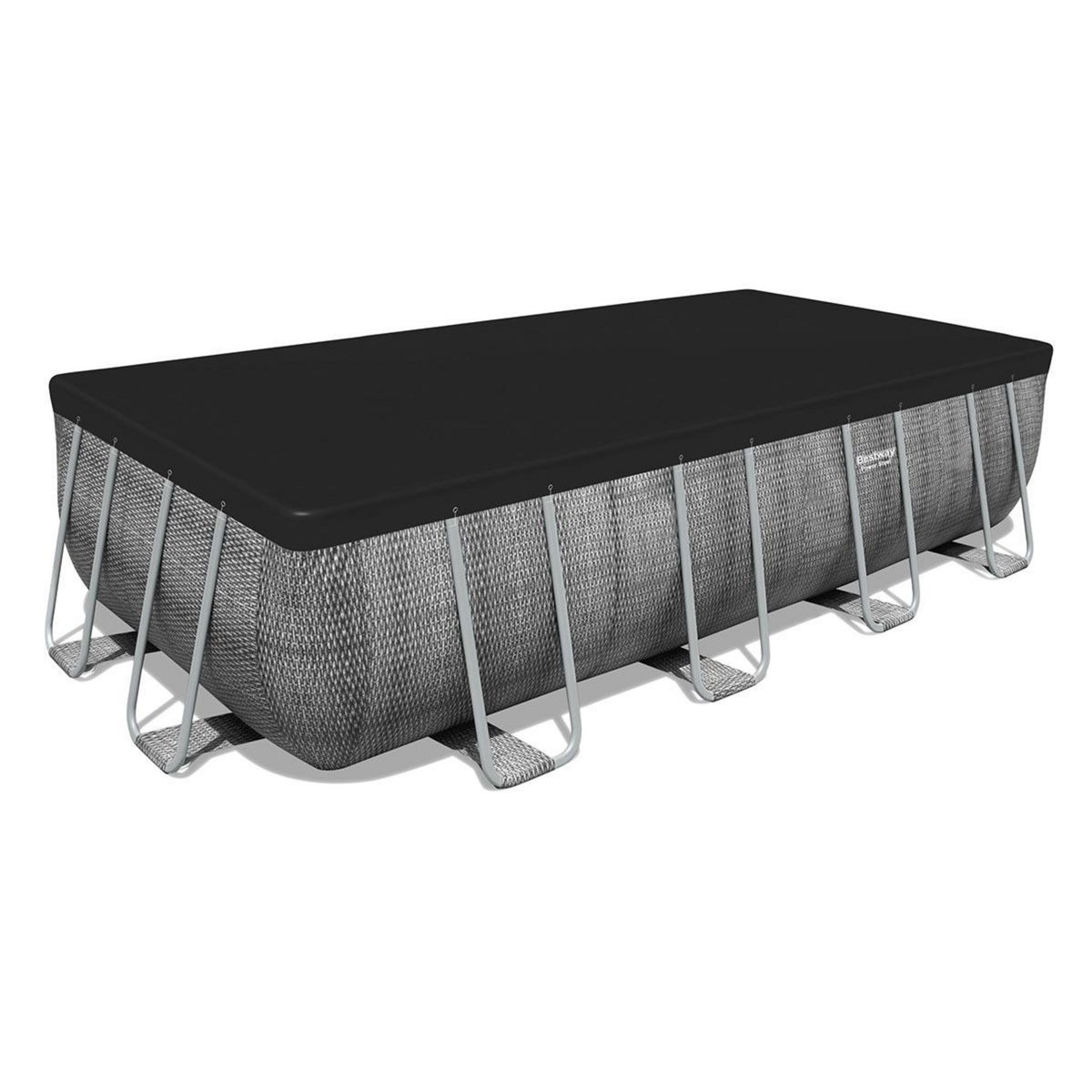 BESTWAY Piscine tubulaire rectangulaire Power Steel 5,49 x 2,74 x 1,22 m - Bestway