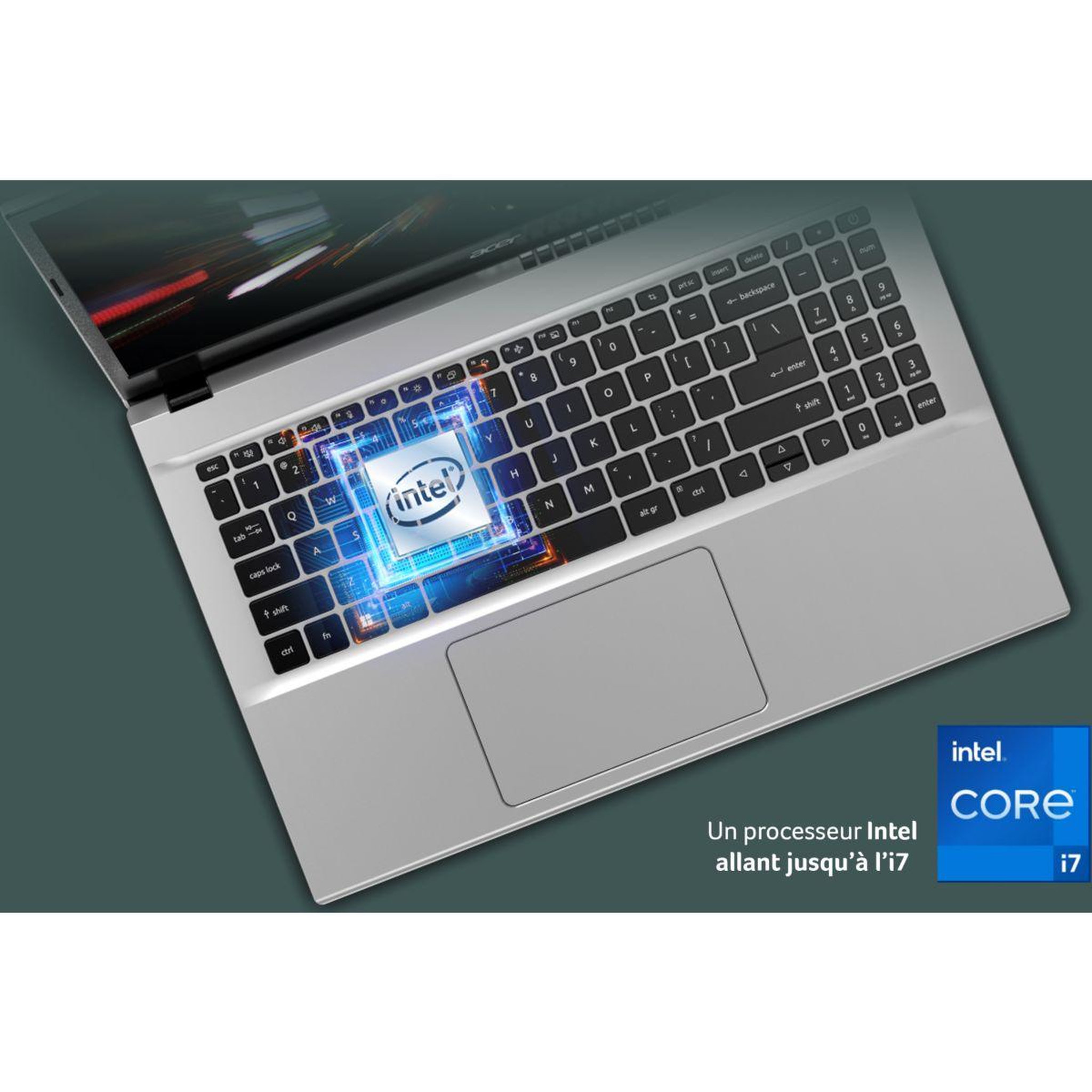 Voir la diapositive 5 : ACER Ordinateur portable Aspire A317-54-74W3