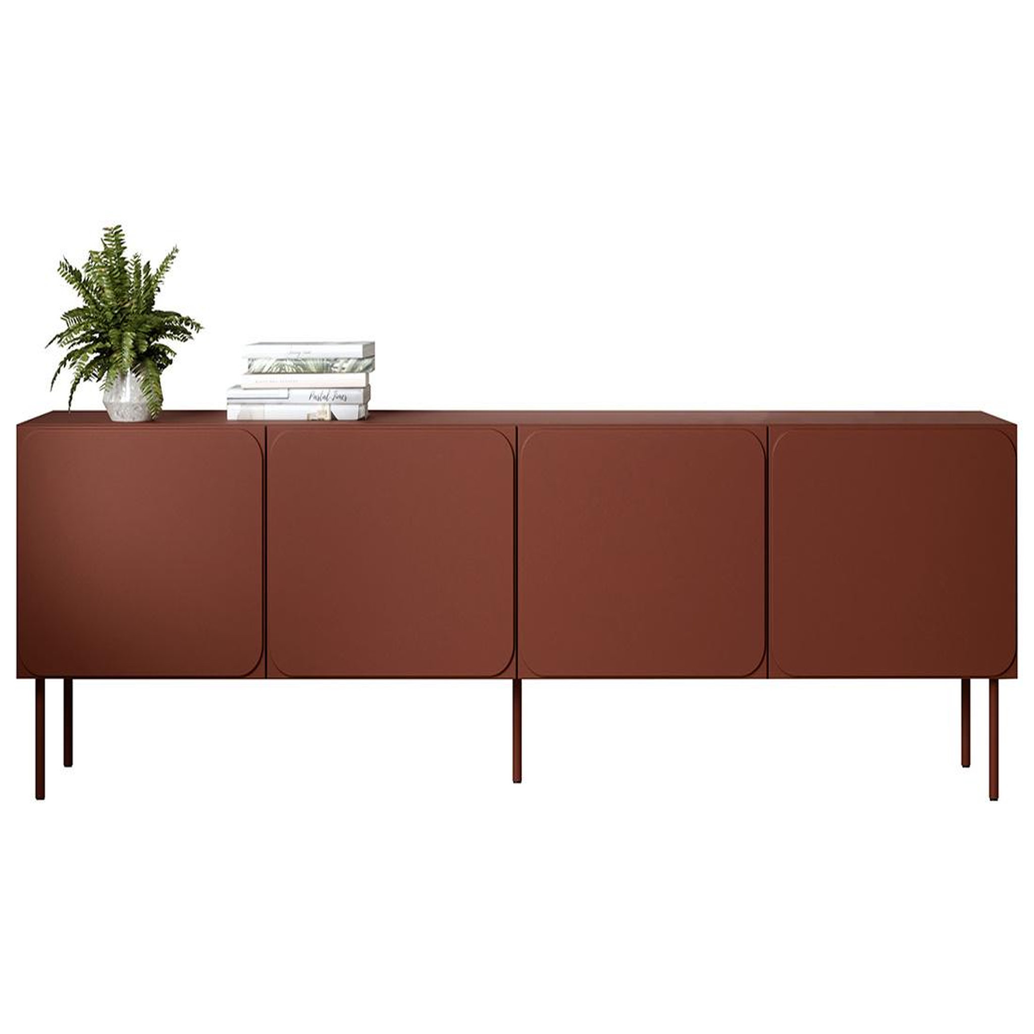 Voir la diapositive 4 : BEST MOBILIER Elvis - meuble tv 200 cm - 4 portes
