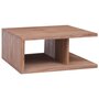 Voir la diapositive 1 : VIDAXL Table basse 70x70x30 cm Bois de teck massif