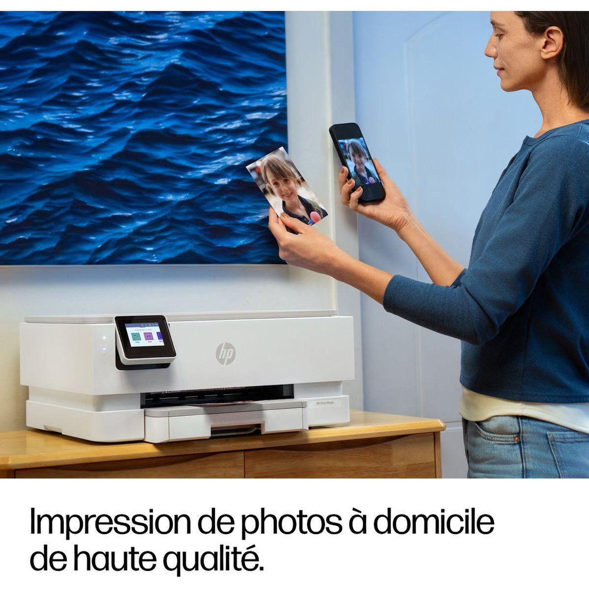 HP Imprimante jet d'encre Envy Photo 7234 éligible Instant Ink
