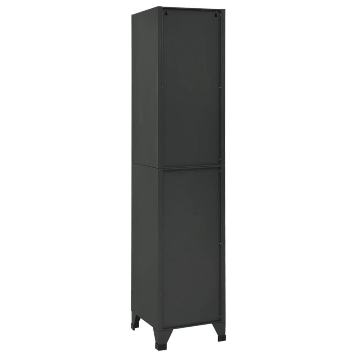 VIDAXL Armoire a casiers Anthracite 38x40x180 cm Acier