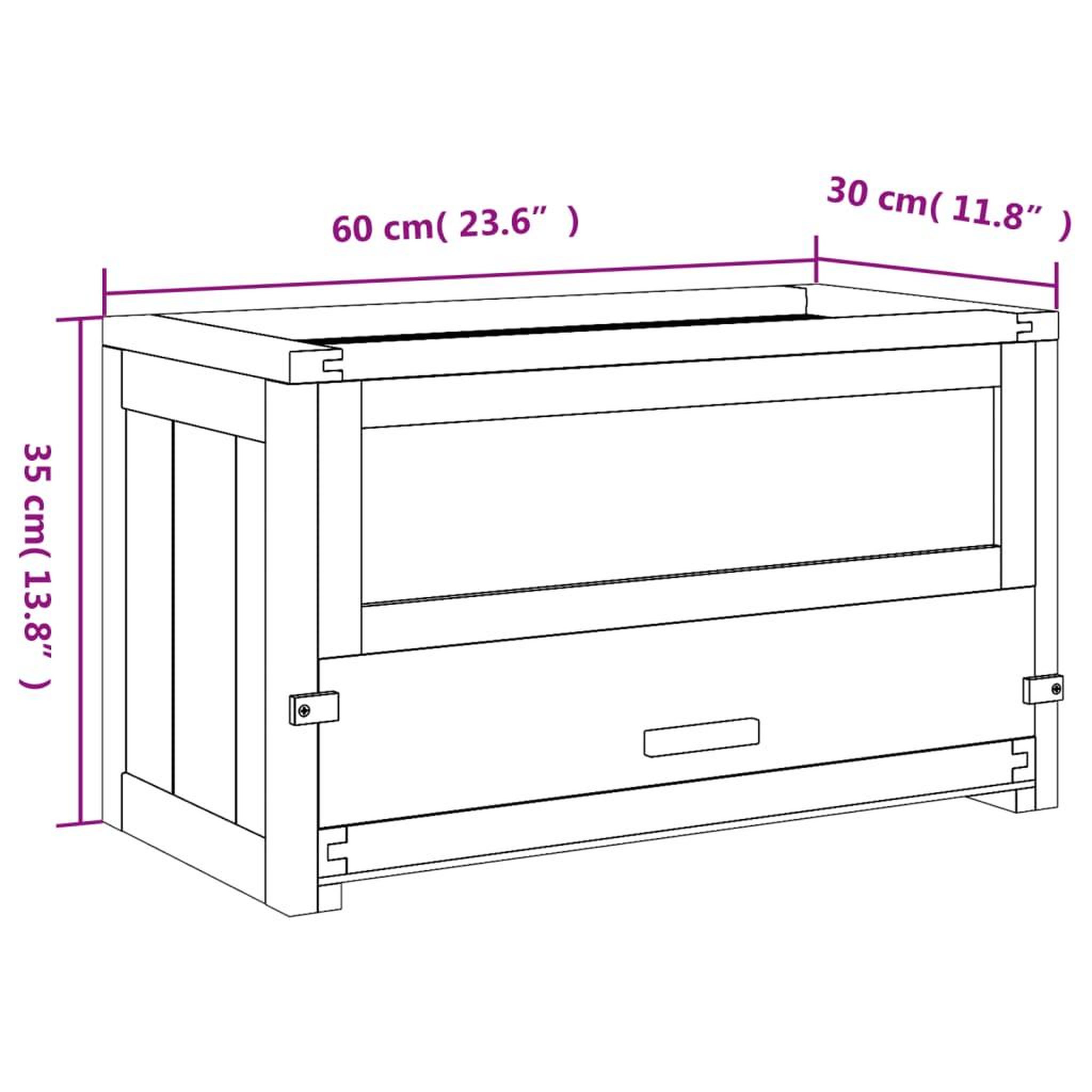 Voir la diapositive 6 : VIDAXL Cage a hamster 60x30x35 cm bois massif de sapin