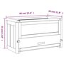 Voir la diapositive 6 : VIDAXL Cage a hamster 60x30x35 cm bois massif de sapin
