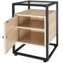 Voir la diapositive 3 : tectake Table de chevet Style industriel 40 x 43 605 cm