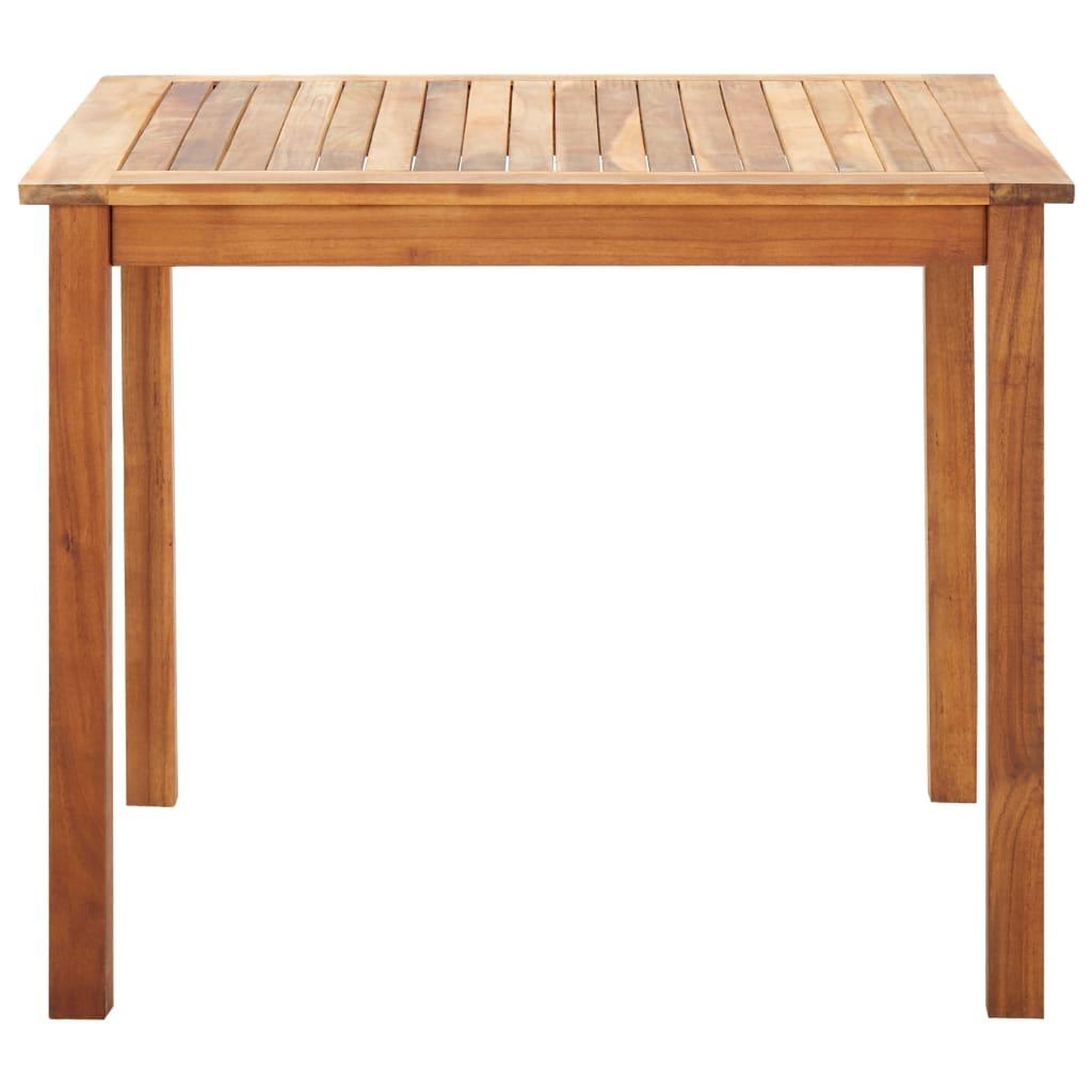 Voir la diapositive 3 : VIDAXL Mobilier a dîner 5 pcs resine tressee et bois d'acacia gris