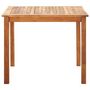Voir la diapositive 3 : VIDAXL Mobilier a dîner 5 pcs resine tressee et bois d'acacia gris