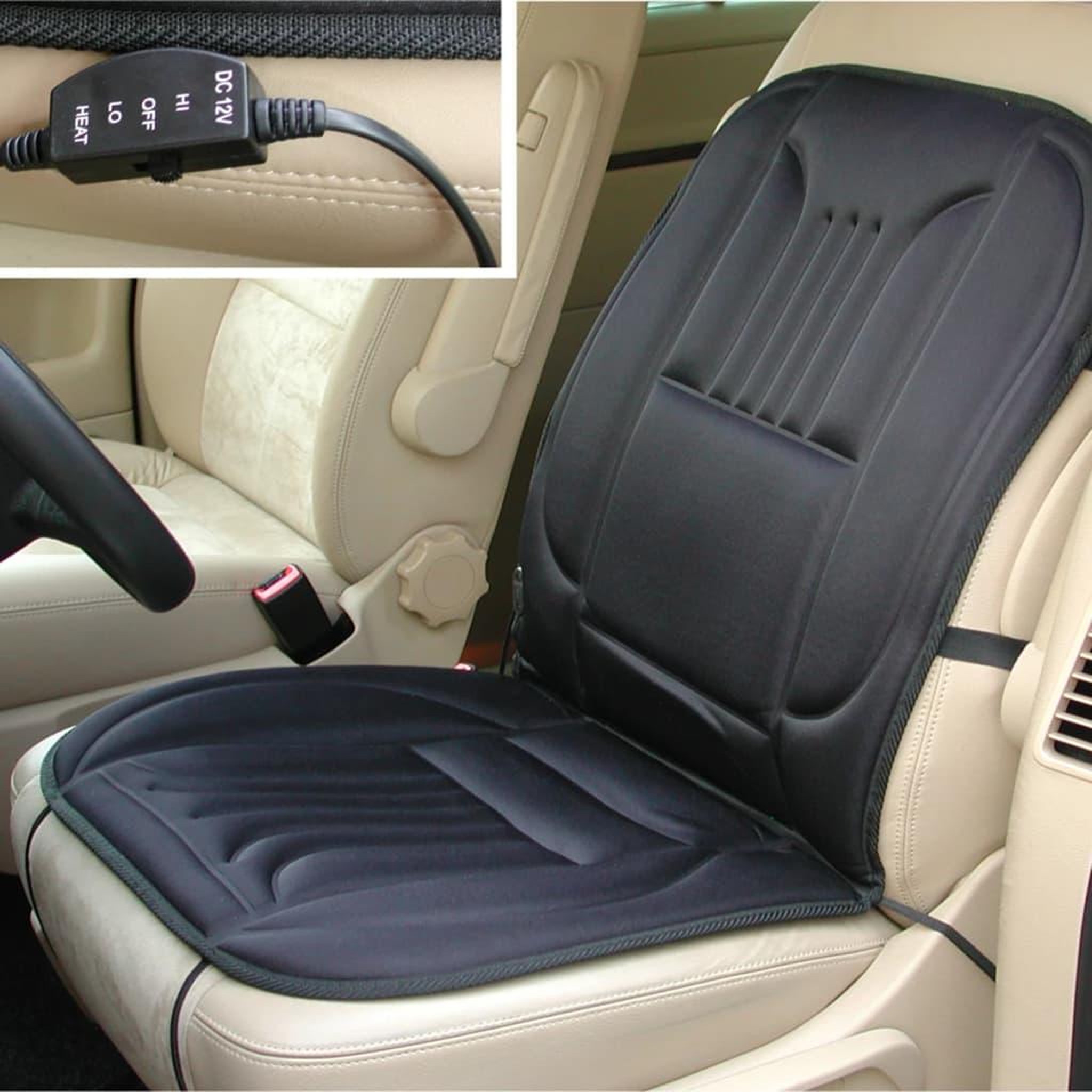 Voir la diapositive 1 : PROPLUS ProPlus Coussin chauffant pour siege de voiture 12 V Deluxe 430218