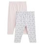 Voir la diapositive 1 : IN EXTENSO Lot de 2 leggings long bébé fille