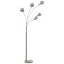Voir la diapositive 2 : VIDAXL Lampadaire 200 cm 5 x E14 Argente