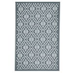 ID MARKET Tapis extérieur TUNIS gris et blanc 180 x 280 CM