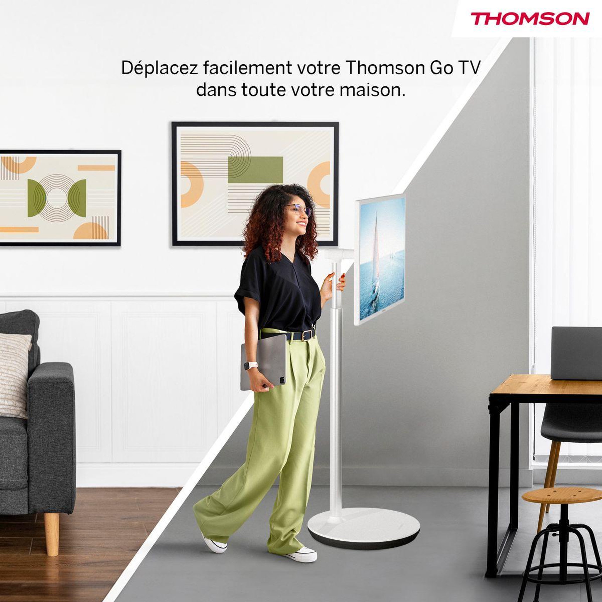 Voir la diapositive 2 : THOMSON TV LED Go - 32HA4M44 -32 pouces (80cm)