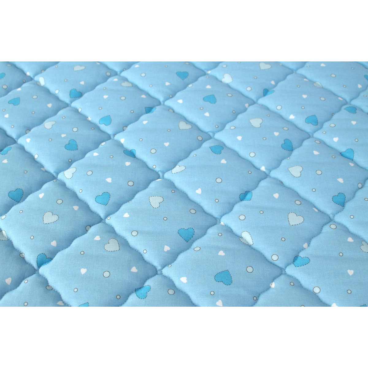 Matelas bébé mousse tissu 100% coton sans traitement 60x120cm PRINCE
