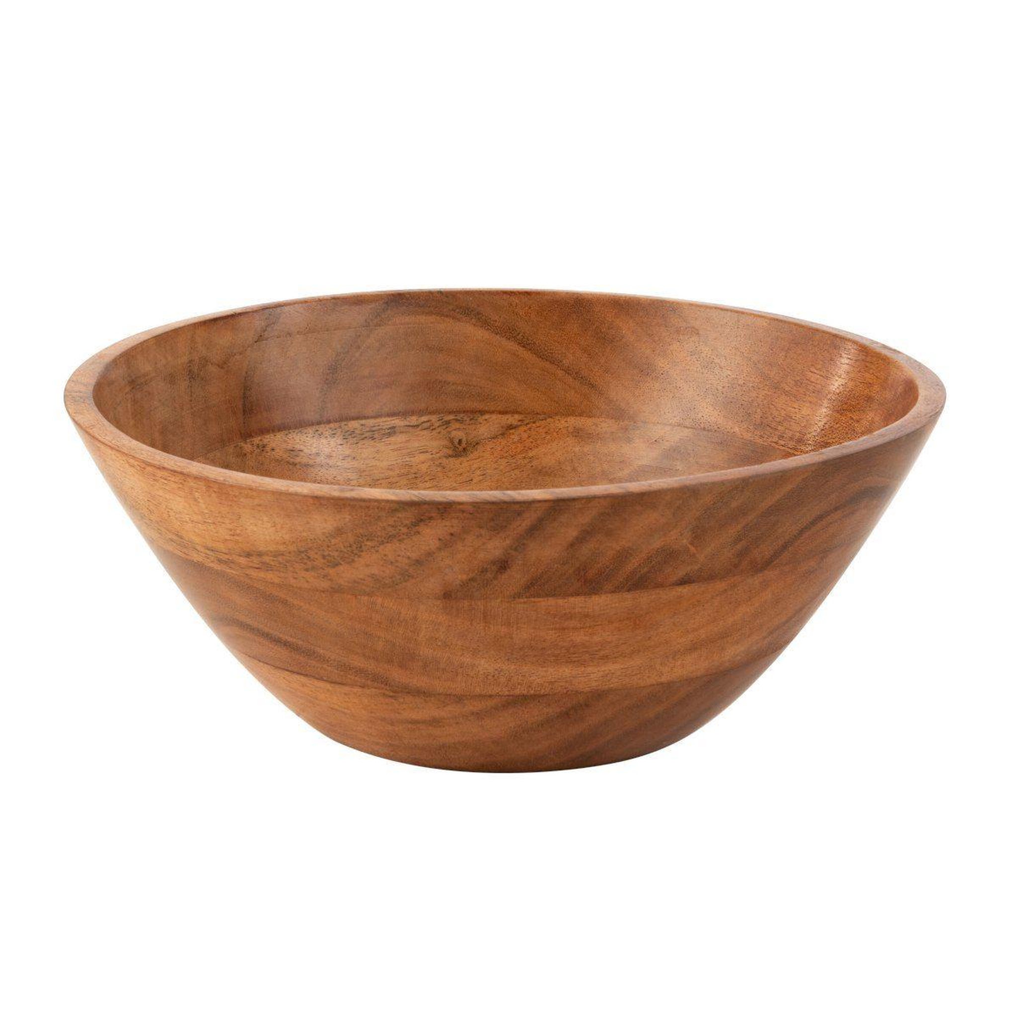 J-LINE Saladier en acacia  dars  25cm naturel