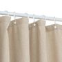 Voir la diapositive 2 : FIVE Rideau de Douche Uni  Polly  180x180cm Beige