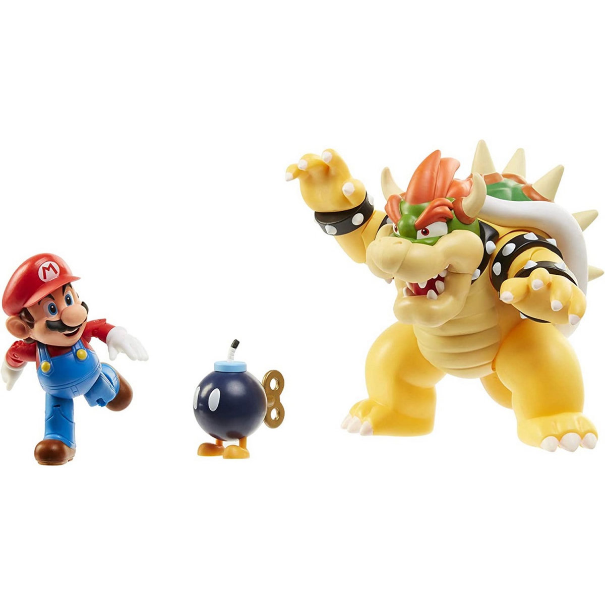 JAKKS PACIFIC Coffret Figurines Mario et Bowser - La Bataille de Lave