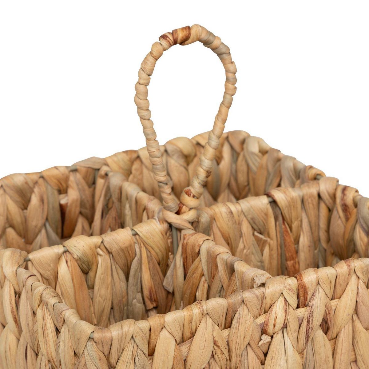 ATMOSPHERA Pot range-couverts 4 compartiments en jacinthe HARMONY