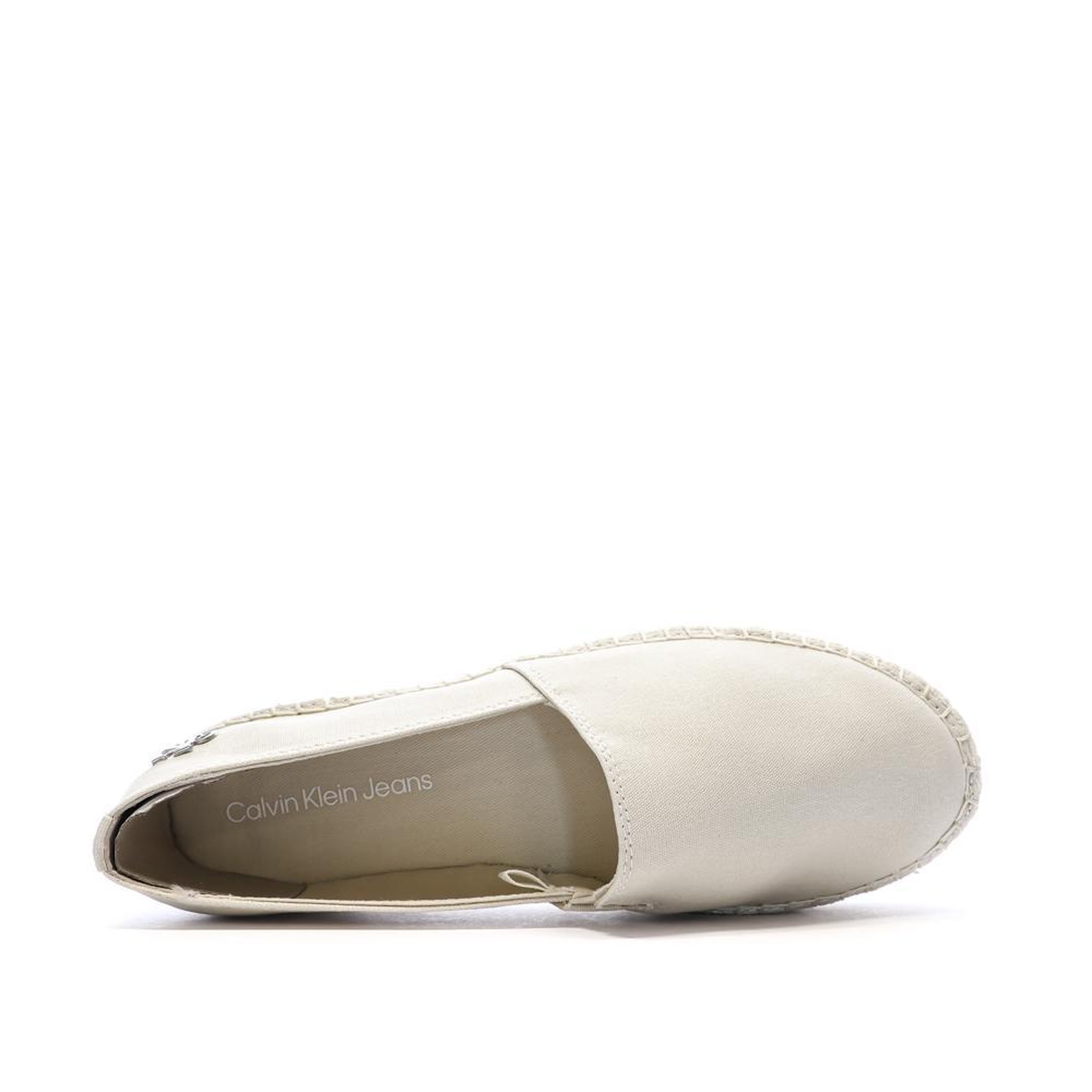 Voir la diapositive 4 : CALVIN KLEIN JEANS Espadrilles Ecru Femme Calvin Klein Jeans Flatform