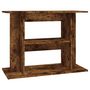 Voir la diapositive 2 : VIDAXL Support pour aquarium chêne fumé 80x35x60 cm bois d ingénierie