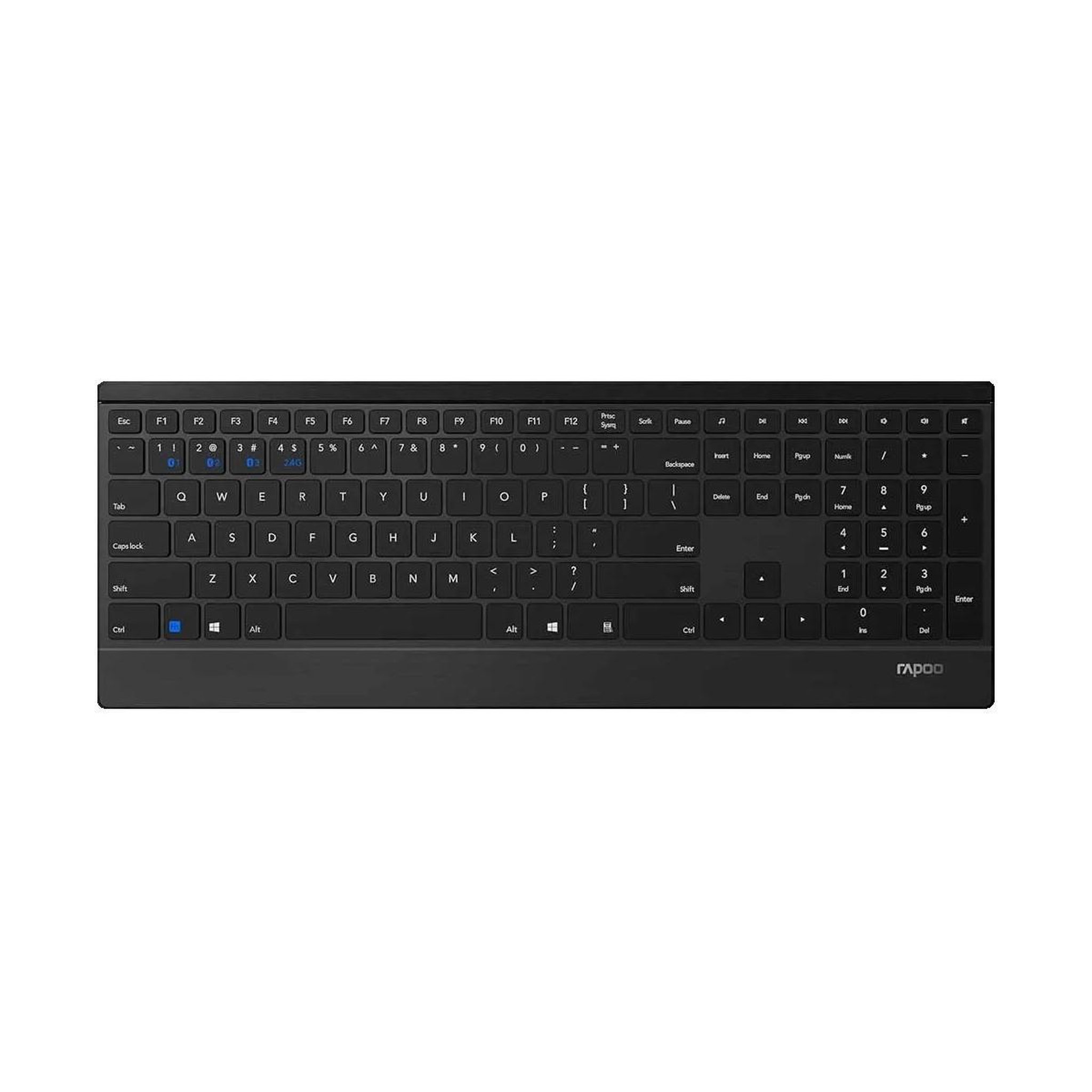 RAPOO Clavier Rapoo Élégant Bluetooth avec pavé numérique