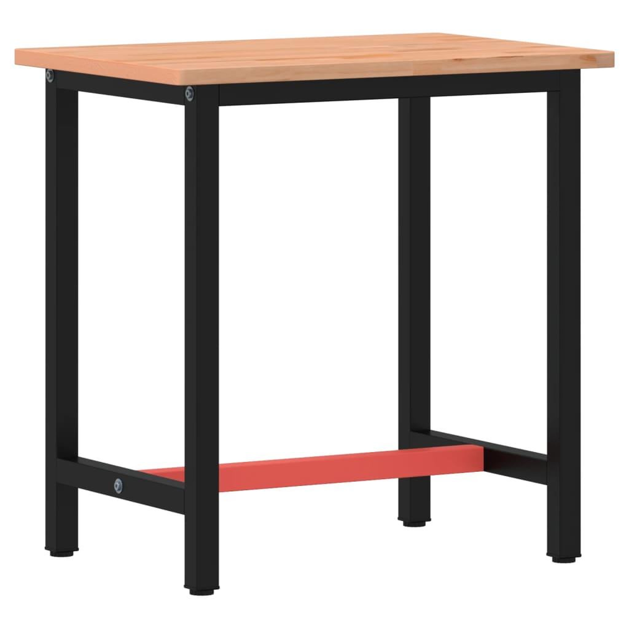 Voir la diapositive 2 : VIDAXL Etabli 80x55x81,5 cm bois massif de hetre et metal