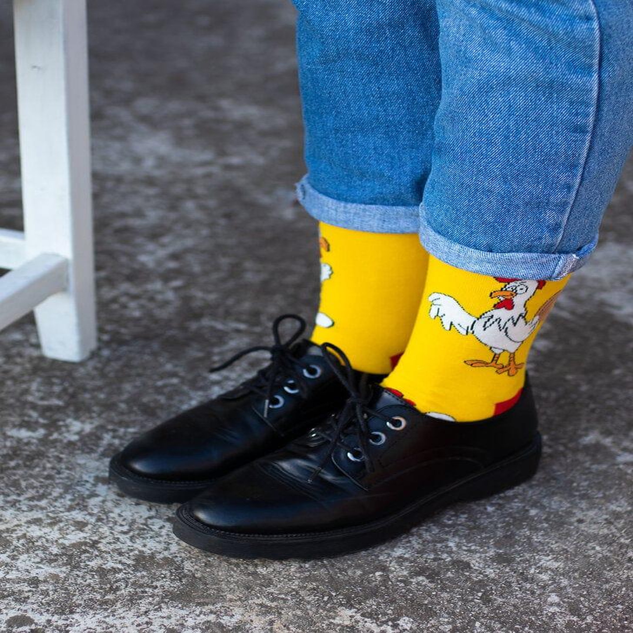 Voir la diapositive 4 : DEDOLES Chaussettes la poule ou l'œuf