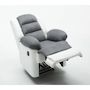 Voir la diapositive 4 : Habitat et Jardin Fauteuil relax  Buckingham  - 85 x 93 x 100 cm - Blanc / Gris clair