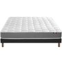 Voir la diapositive 1 : IDLITERIE Ensemble matelas mousse haute résilience CIRRUS avec sommier - confort français