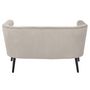 Voir la diapositive 3 : The Home Deco Factory Canapé Amélia effet velours - Taupe