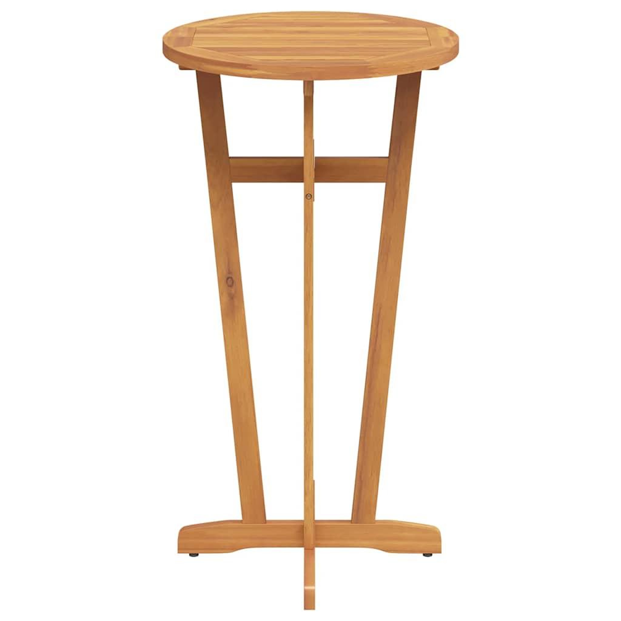 Voir la diapositive 5 : VIDAXL Table de bar de jardin ø60x105 cm bois d'acacia solide