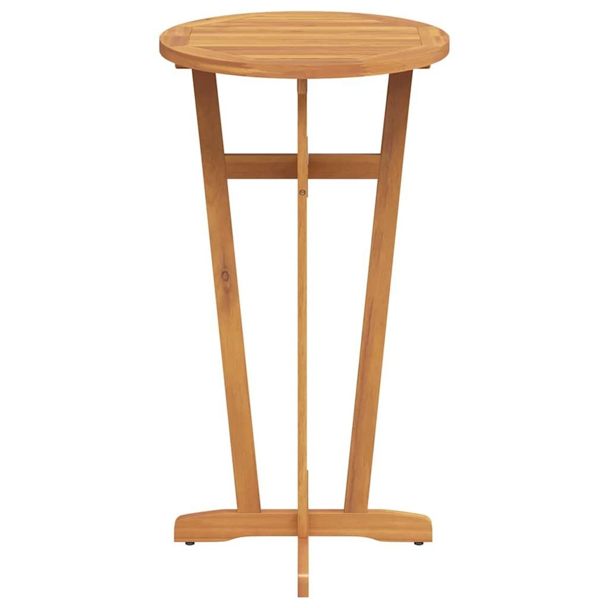 VIDAXL Table de bar de jardin Ø60x105 cm Bois d'acacia solide
