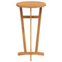Voir la diapositive 5 : VIDAXL Table de bar de jardin Ø60x105 cm Bois d'acacia solide