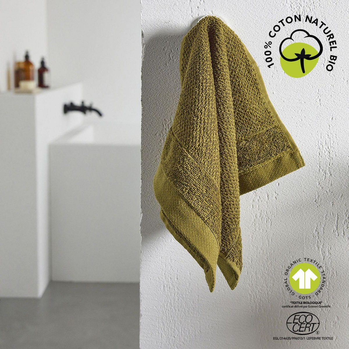 Today Serviette pour invité - 100% coton BIO