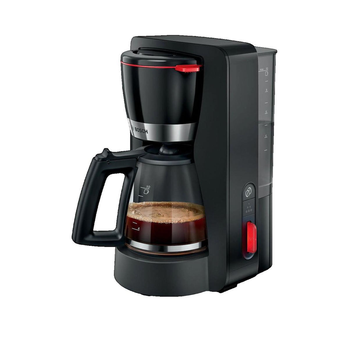 BOSCH Cafetière filtre Bosch TKA4M233 capacité 1,37 L noire