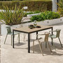 Voir la diapositive 2 : Paris Prix Ensemble Table de Jardin & 4 Fauteuils  Boston & Diego  150cm Multicolore