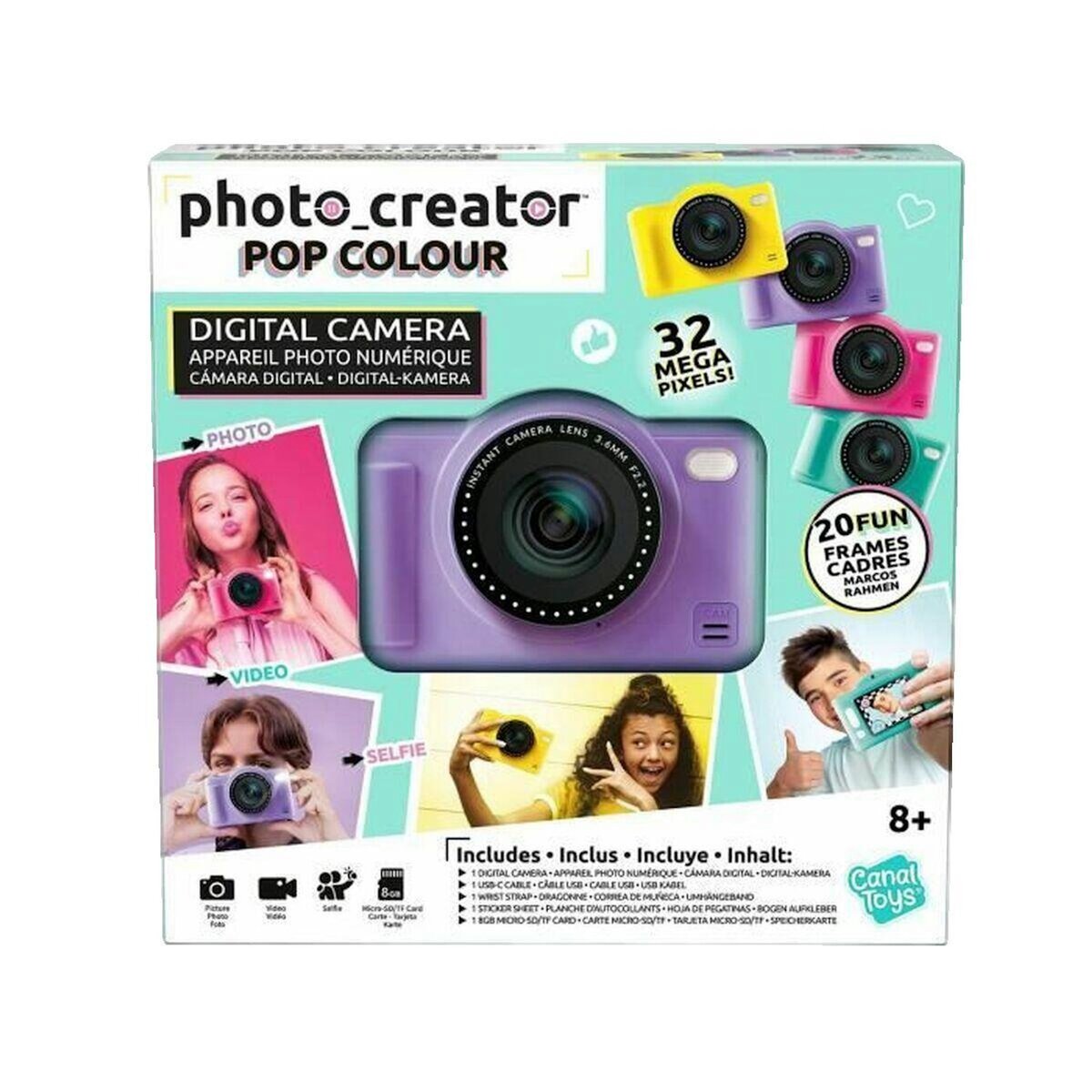 Creative Toys Appareil photo numérique Canal Toys Photo Creator violet 32 MP