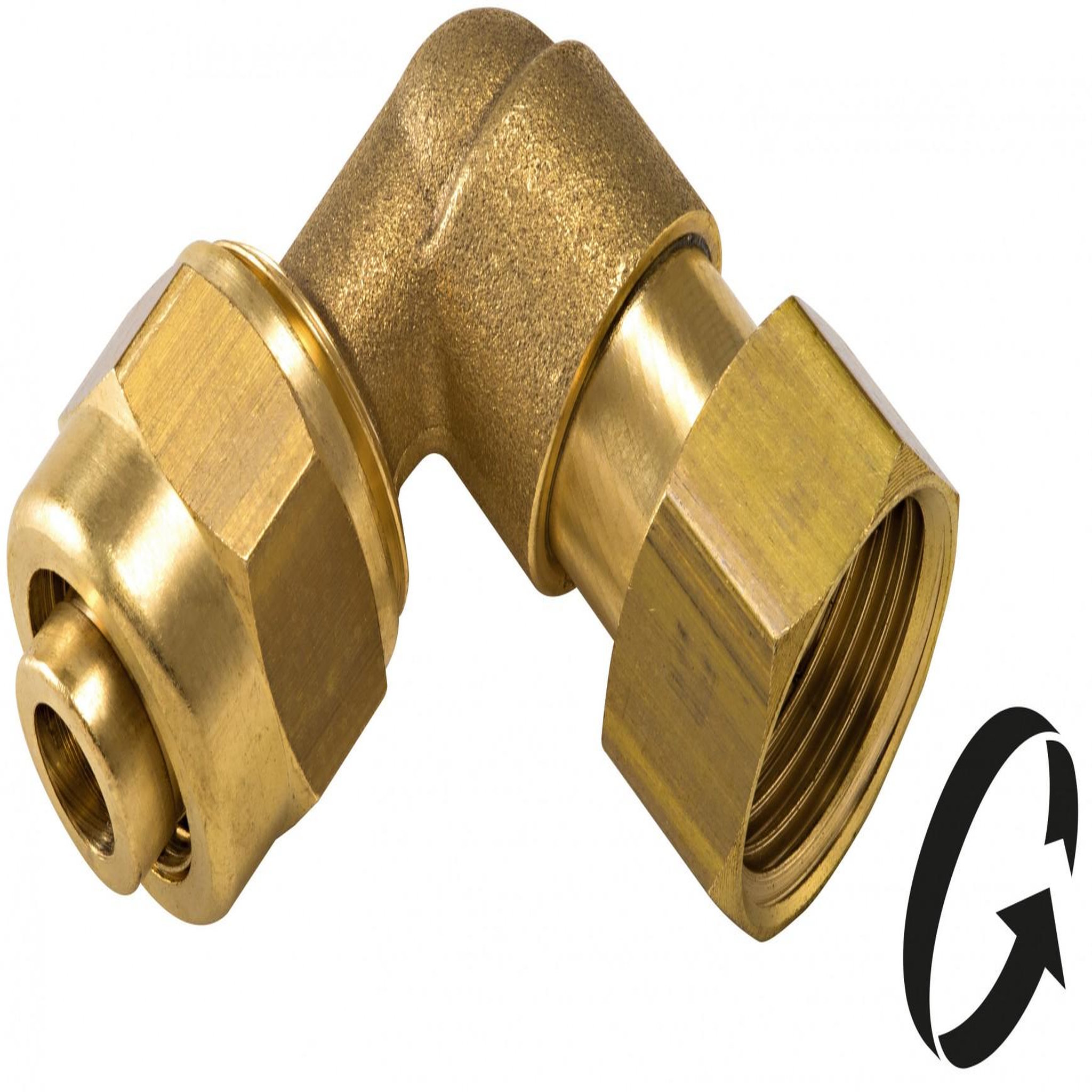 CENTRALE BRICO Raccord Té égal à compression laiton F 15 x 21 pour tube en per